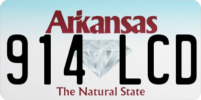 AR license plate 914LCD