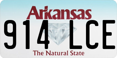 AR license plate 914LCE