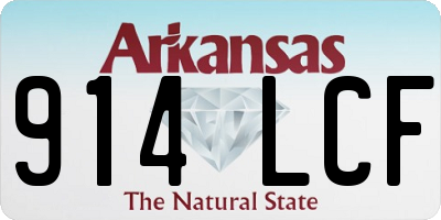 AR license plate 914LCF