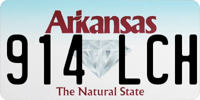 AR license plate 914LCH