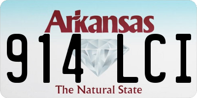 AR license plate 914LCI