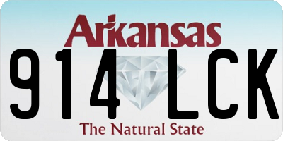 AR license plate 914LCK