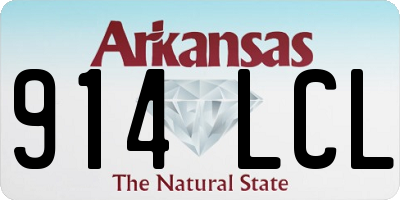 AR license plate 914LCL