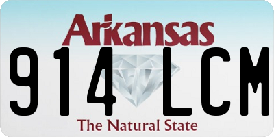 AR license plate 914LCM
