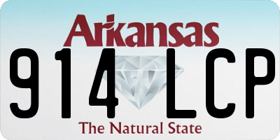 AR license plate 914LCP