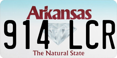 AR license plate 914LCR