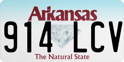 AR license plate 914LCV