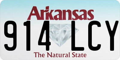 AR license plate 914LCY