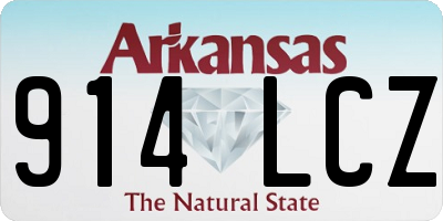 AR license plate 914LCZ