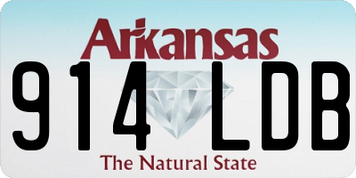 AR license plate 914LDB