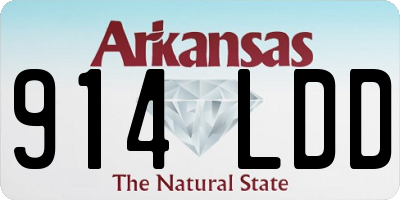 AR license plate 914LDD