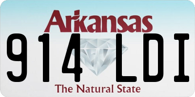 AR license plate 914LDI