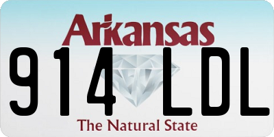 AR license plate 914LDL