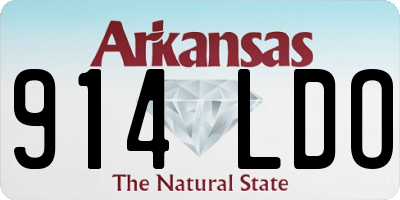 AR license plate 914LDO