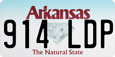 AR license plate 914LDP