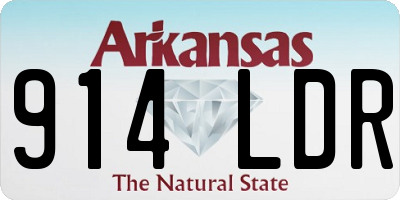 AR license plate 914LDR