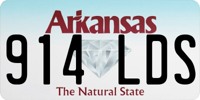 AR license plate 914LDS