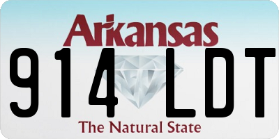 AR license plate 914LDT