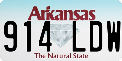 AR license plate 914LDW