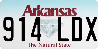 AR license plate 914LDX