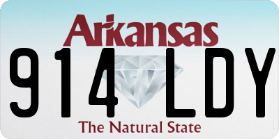 AR license plate 914LDY