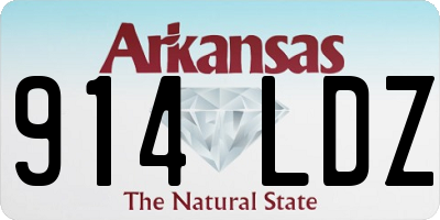 AR license plate 914LDZ