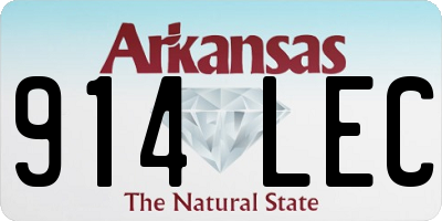 AR license plate 914LEC