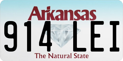 AR license plate 914LEI