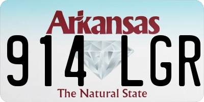 AR license plate 914LGR