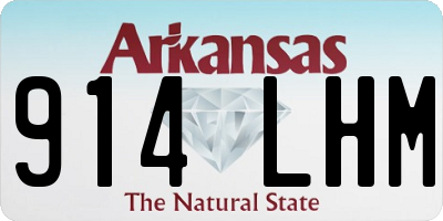 AR license plate 914LHM