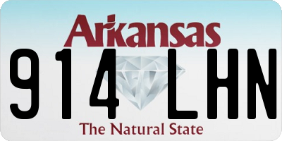 AR license plate 914LHN