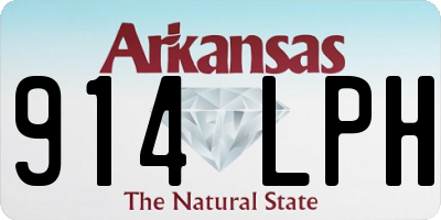 AR license plate 914LPH