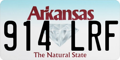 AR license plate 914LRF