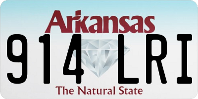AR license plate 914LRI