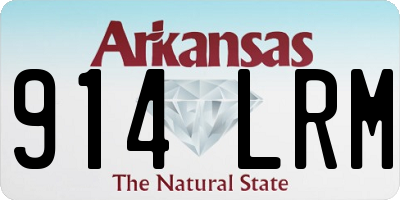 AR license plate 914LRM