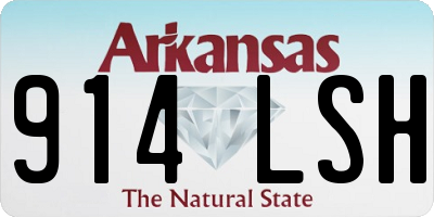AR license plate 914LSH