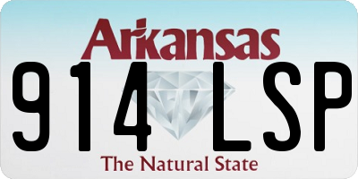 AR license plate 914LSP