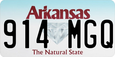 AR license plate 914MGQ