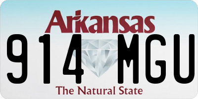 AR license plate 914MGU
