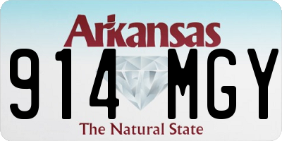 AR license plate 914MGY
