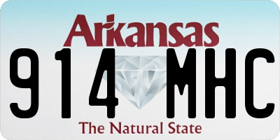 AR license plate 914MHC