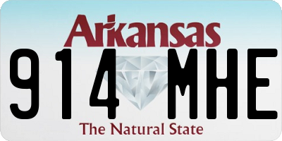 AR license plate 914MHE