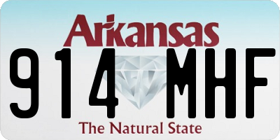 AR license plate 914MHF