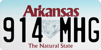 AR license plate 914MHG