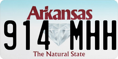 AR license plate 914MHH