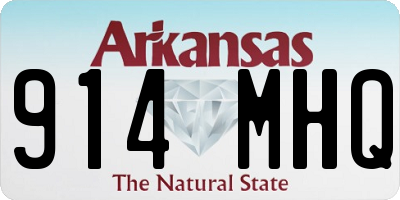AR license plate 914MHQ