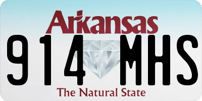 AR license plate 914MHS