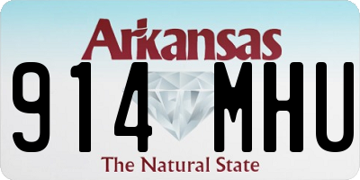 AR license plate 914MHU
