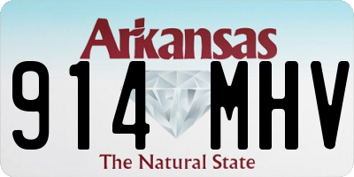 AR license plate 914MHV