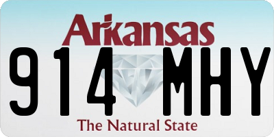 AR license plate 914MHY
